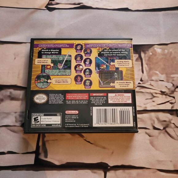 Nintendo DS | Wario: Master Of Disguise | Game Disc + Case + Booklet - Picture 2 of 4